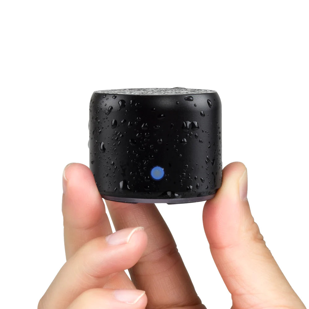 Home Harmony™ - EWA A106 Pro Mini Bluetooth Speaker with Custom Bass Radiator, IPX7 Waterproof, Super Portable Speakers, Travel Case Packed