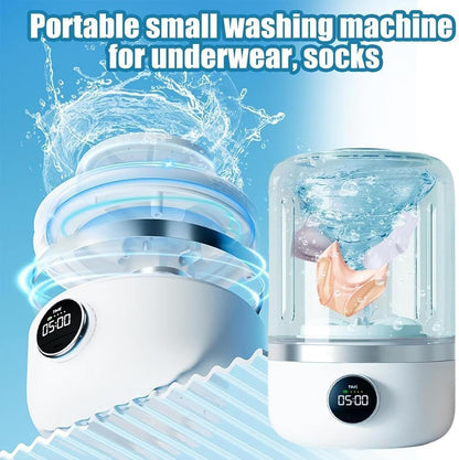 Home Harmony Solution ™ - Wireless Mini Washing Machine for Underwear, Socks, and Small Clothing Items