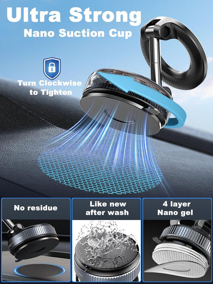 Home Harmony Solution™ – 360° Vacuum Magnetic Phone Holder