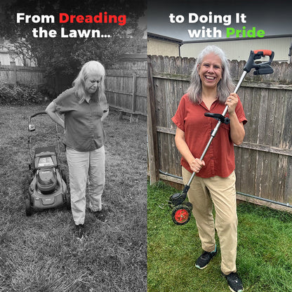 Home Harmony™ - 3-in-1 Cordless Mower, Trimmer & Edger