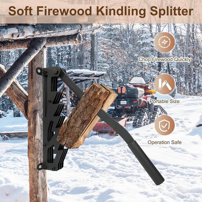 Home Harmony™- Wall Mounted Firewood Kindling Splitter