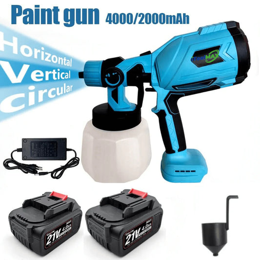 Home Harmony™ - High-pressure   Cordless Paint   Sprayer   with   2 Batteries